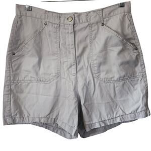Bill Blass Original Classic Chico Light Gray Women's 90s Shorts Plus Size 14